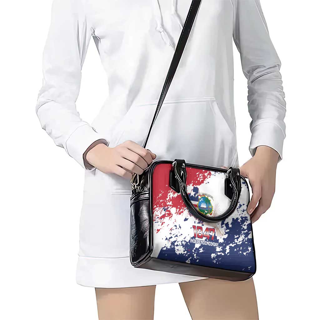 Liberia 1847 Independence Day Shoulder Handbag Coat Of Arms Grunge Style LT14