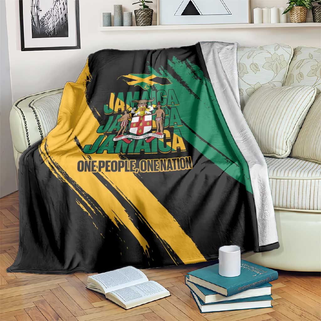 Jumieka Independence Day Blanket Jamaica One People, One Nation LT14