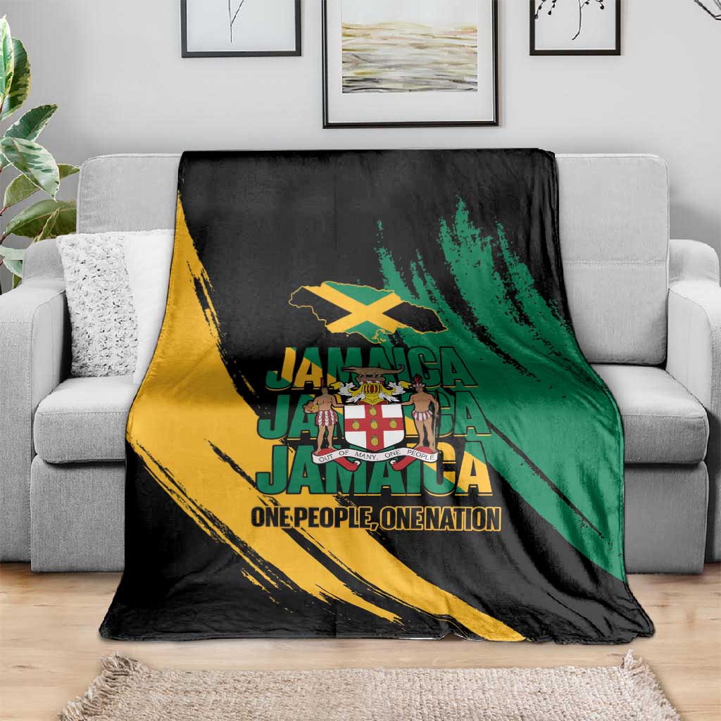 Jumieka Independence Day Blanket Jamaica One People, One Nation LT14