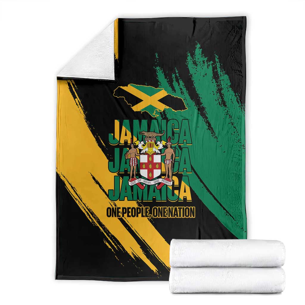 Jumieka Independence Day Blanket Jamaica One People, One Nation LT14