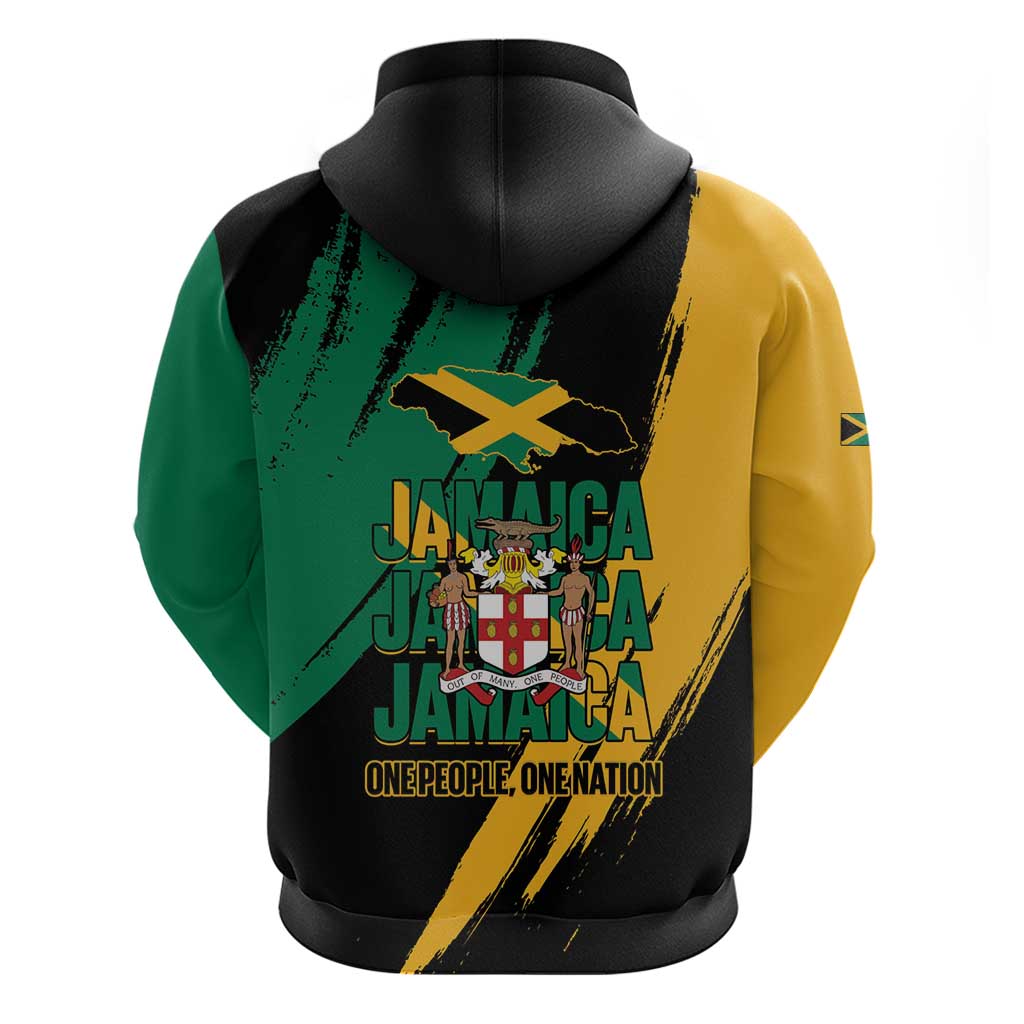Jamaica Independence Day Hoodie One People One Nation LT14