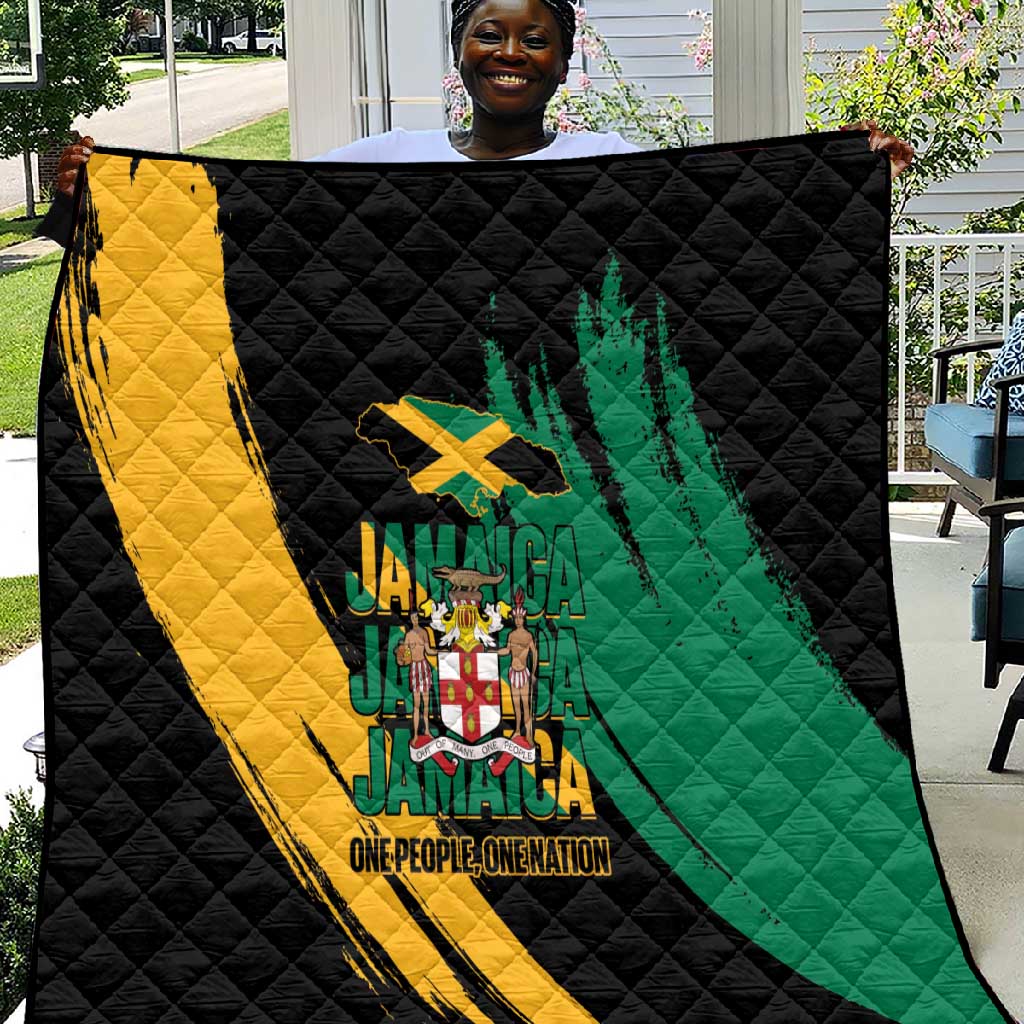 Jumieka Independence Day Quilt Jamaica One People, One Nation LT14