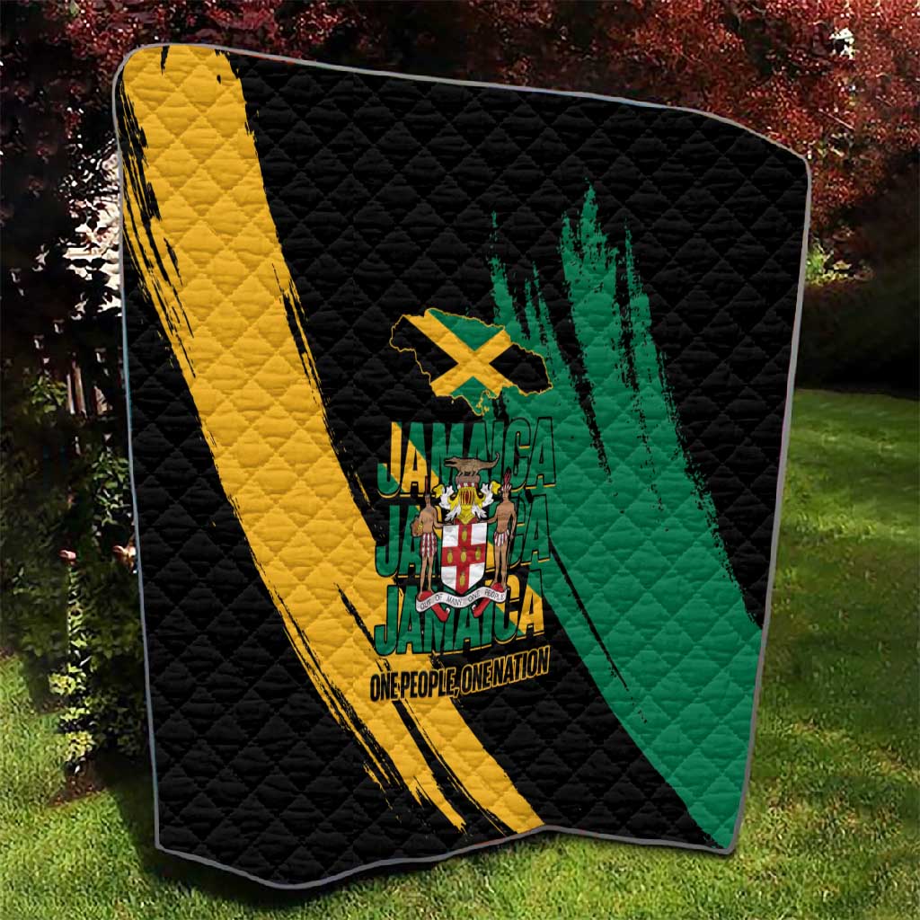 Jumieka Independence Day Quilt Jamaica One People, One Nation LT14