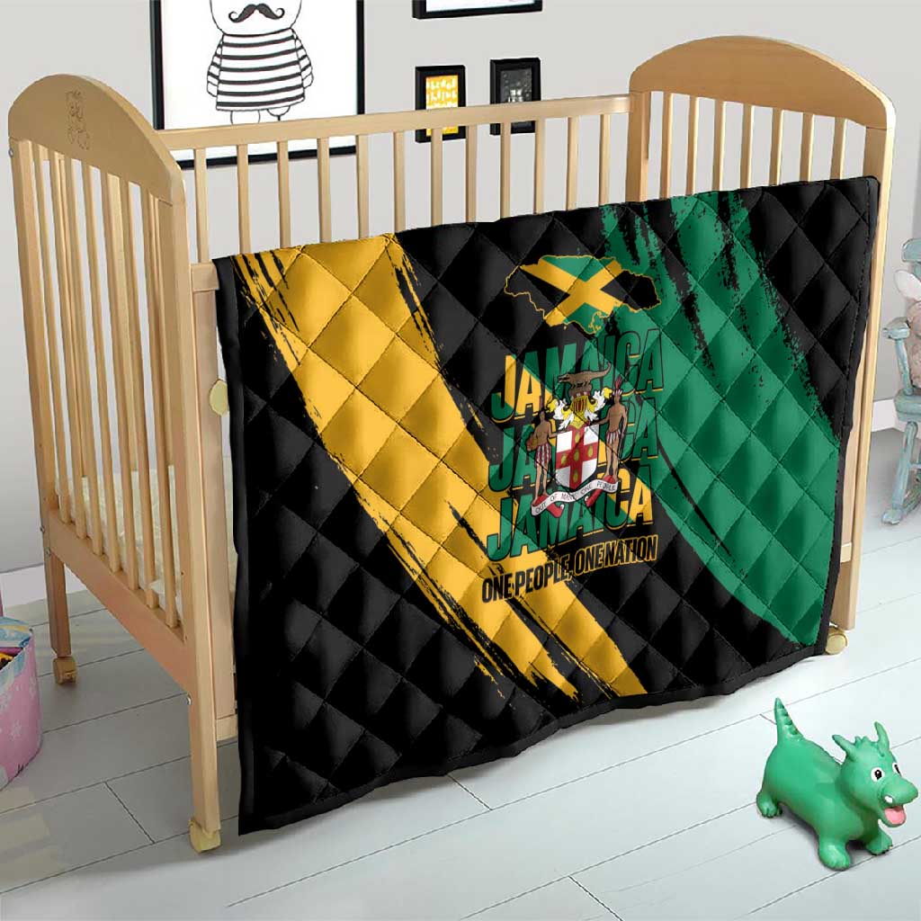 Jumieka Independence Day Quilt Jamaica One People, One Nation LT14