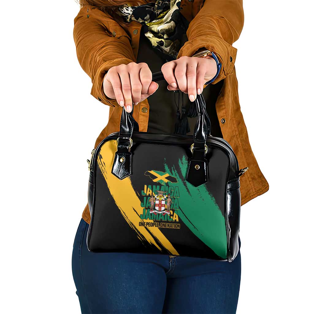 Jamaica Independence Day Shoulder Handbag One People One Nation LT14