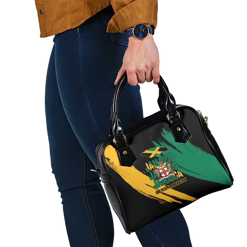 Jamaica Independence Day Shoulder Handbag One People One Nation LT14