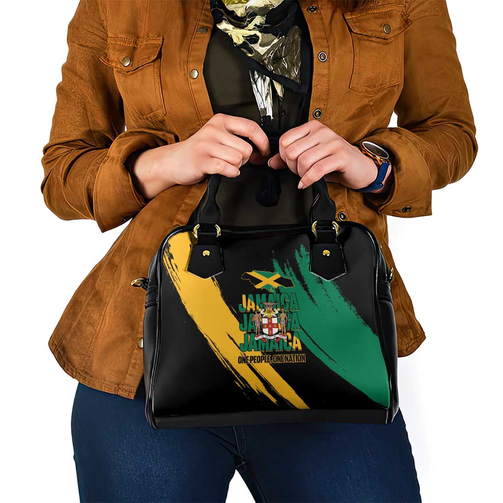 Jamaica Independence Day Shoulder Handbag One People One Nation LT14