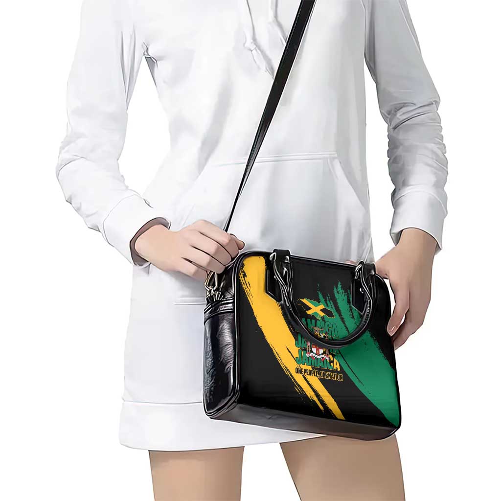 Jamaica Independence Day Shoulder Handbag One People One Nation LT14