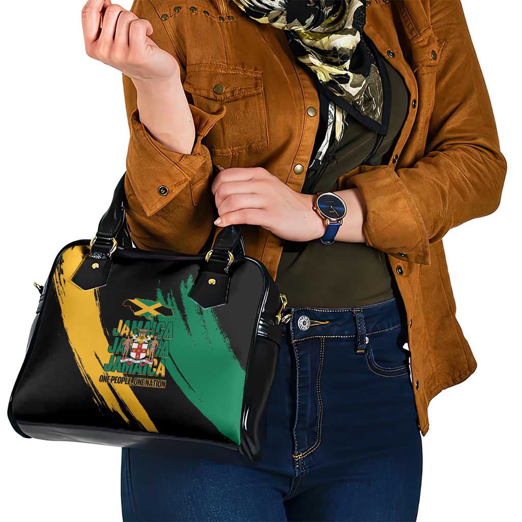 Jamaica Independence Day Shoulder Handbag One People One Nation LT14