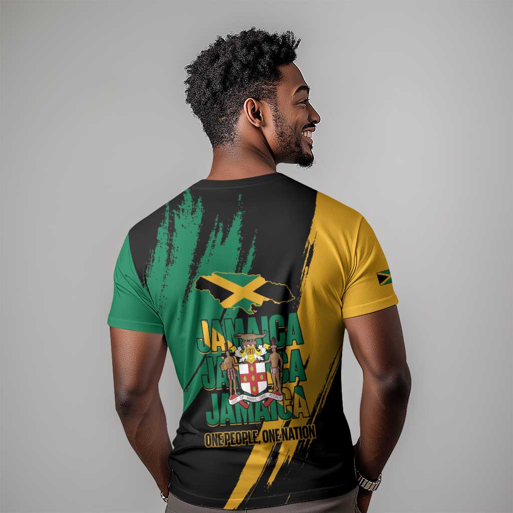 Jumieka Independence Day T shirt Jamaica One People, One Nation LT14