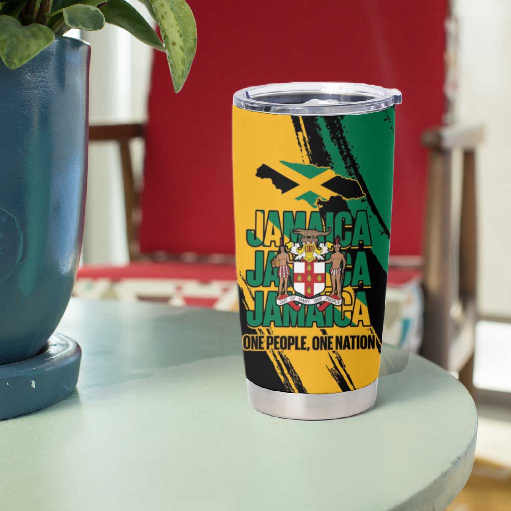 Jumieka Independence Day Tumbler Cup Jamaica One People, One Nation LT14