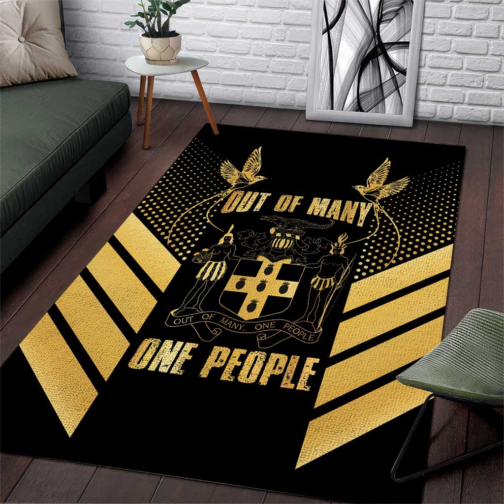 Jumieka Independence Day Area Rug Out Of Many, One People Gold Color LT14