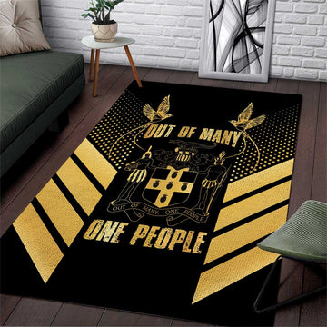 Jumieka Independence Day Area Rug Out Of Many, One People Gold Color LT14