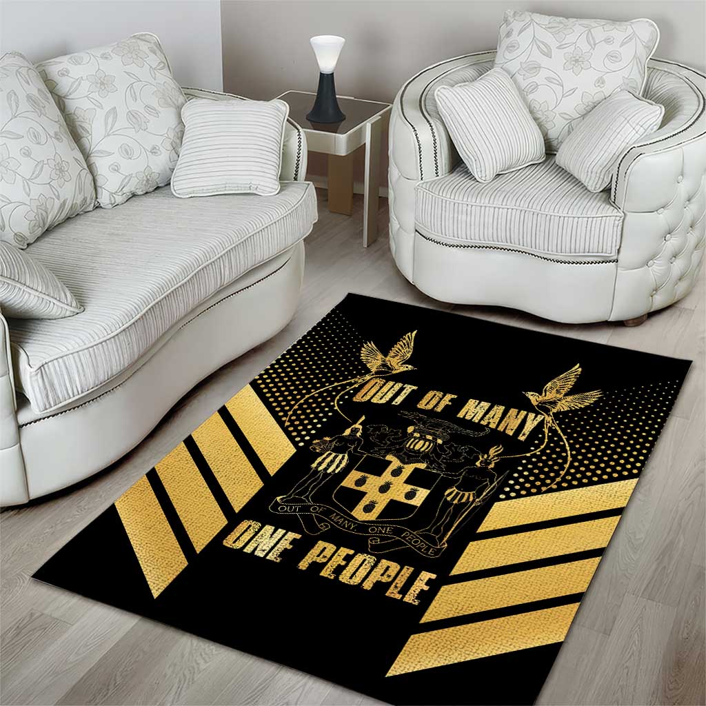 Jumieka Independence Day Area Rug Out Of Many, One People Gold Color LT14