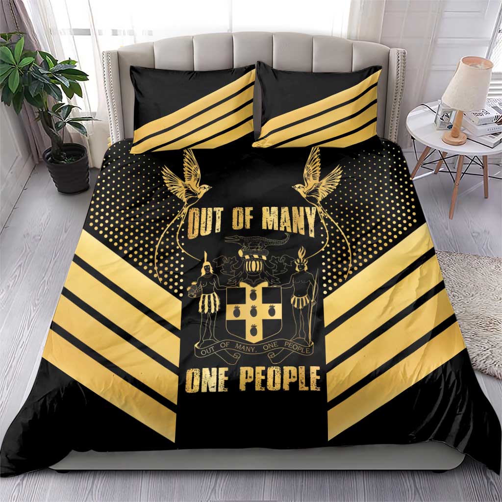 Jumieka Independence Day Bedding Set Out Of Many, One People Gold Color LT14