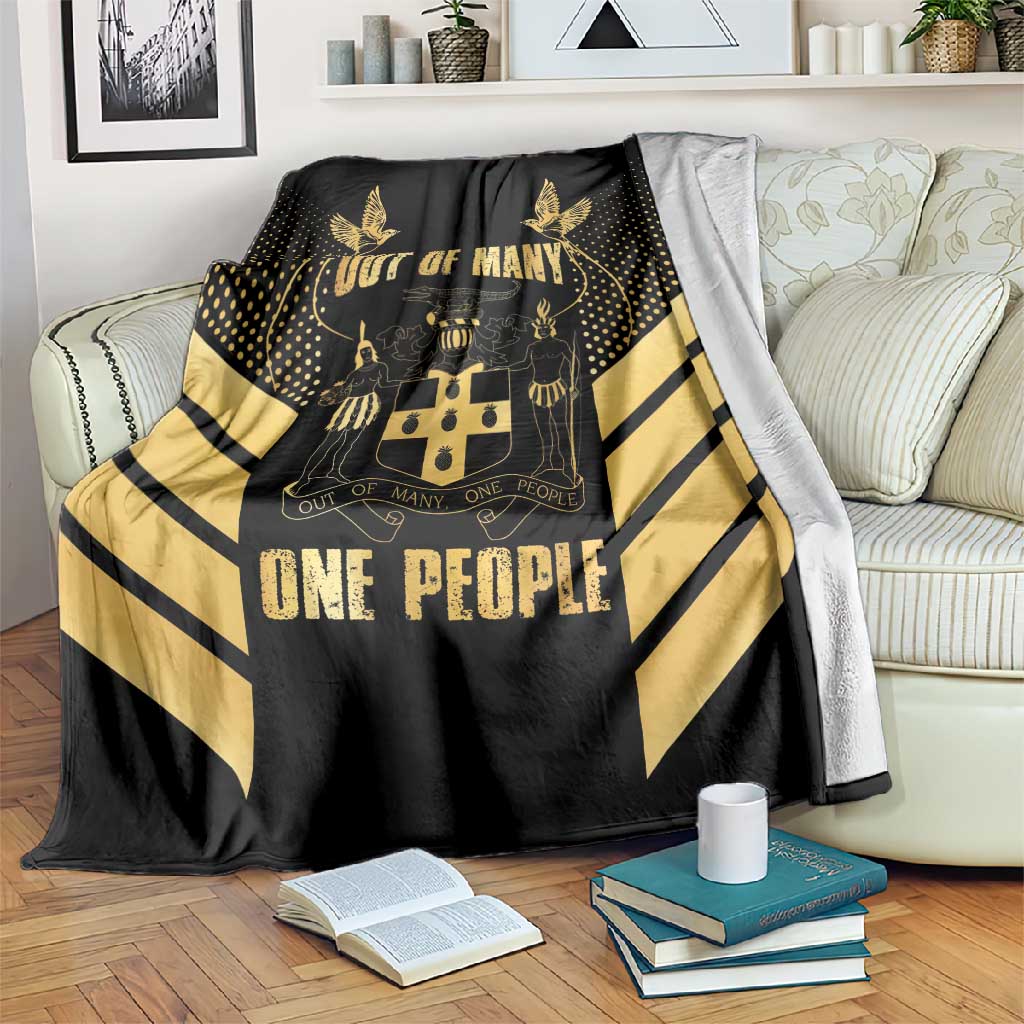 Jumieka Independence Day Blanket Out Of Many, One People Gold Color LT14