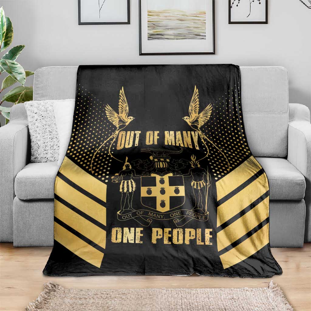 Jumieka Independence Day Blanket Out Of Many, One People Gold Color LT14