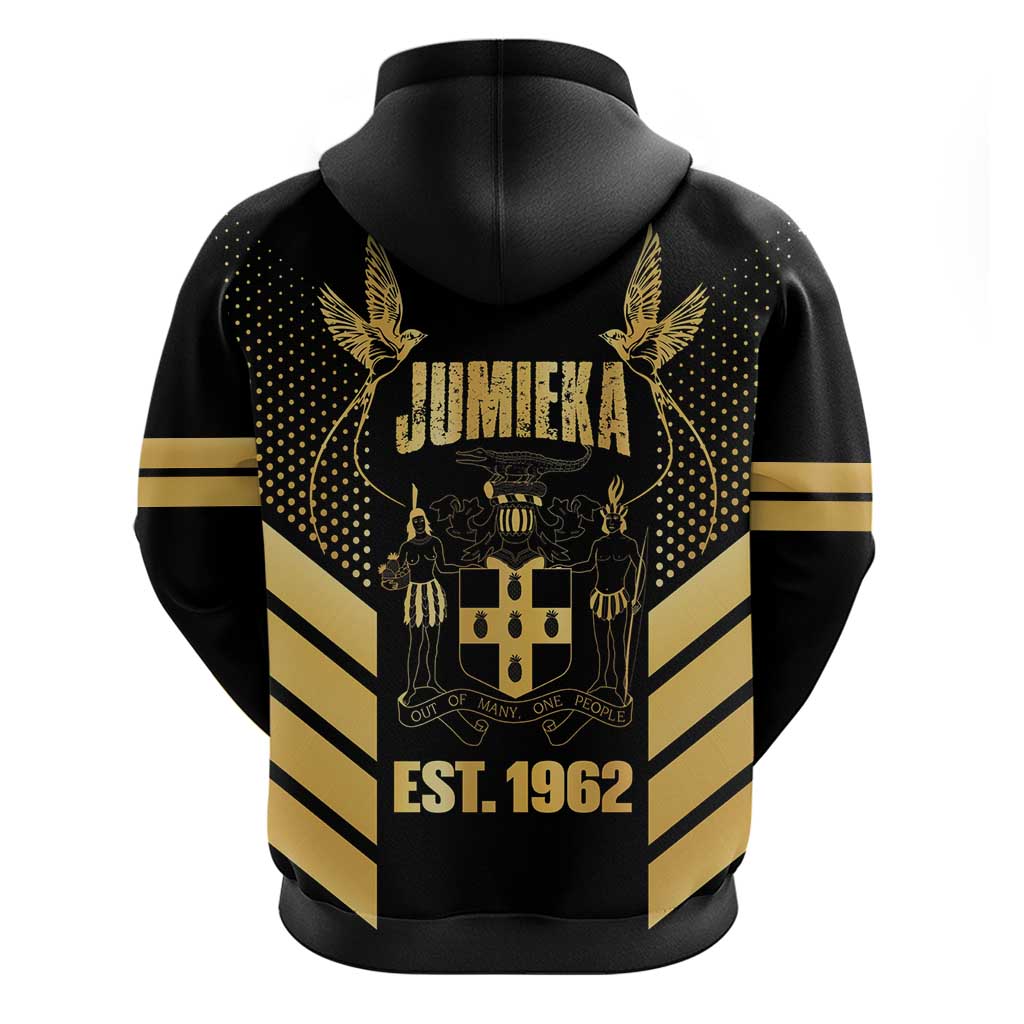 Jamaica Independence Day Hoodie Out Of Many One People Gold Color LT14