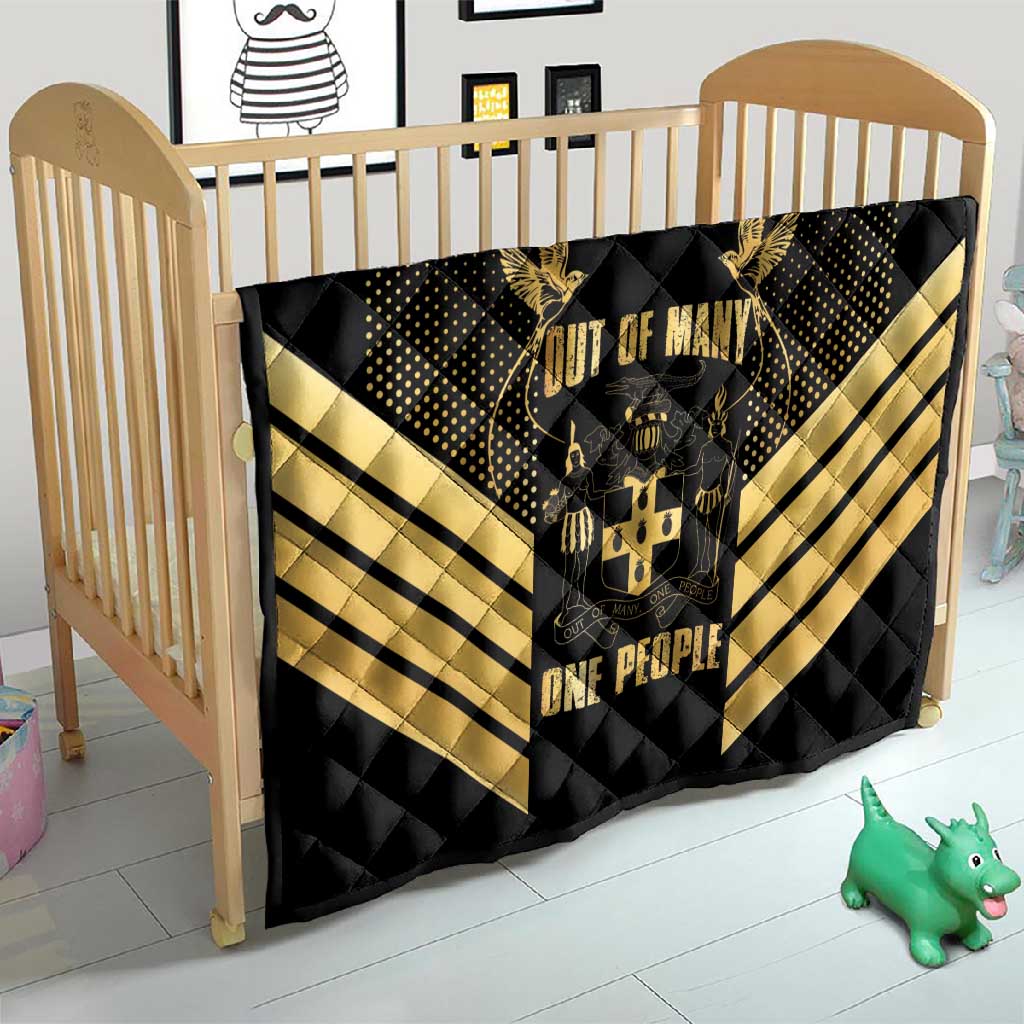 Jumieka Independence Day Quilt Out Of Many, One People Gold Color LT14