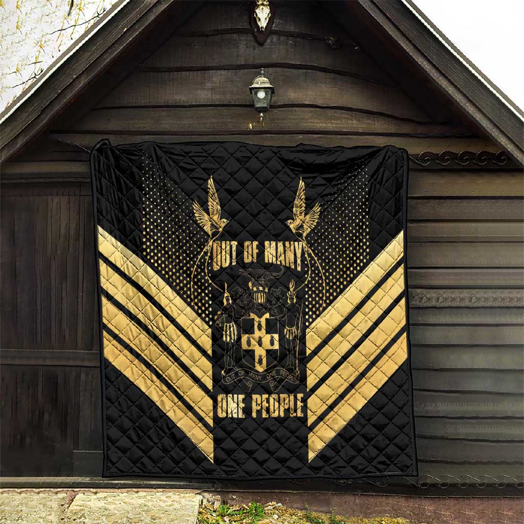 Jumieka Independence Day Quilt Out Of Many, One People Gold Color LT14