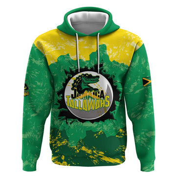 Custom Jamaica Cricket Hoodie Go Champions Tallawahs Grunge Style LT14