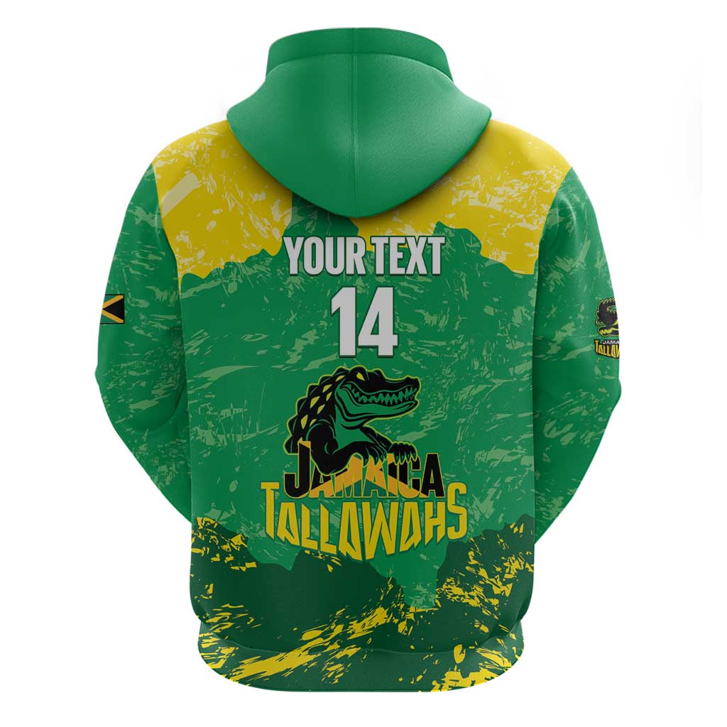 Custom Jamaica Cricket Hoodie Go Champions Tallawahs Grunge Style LT14