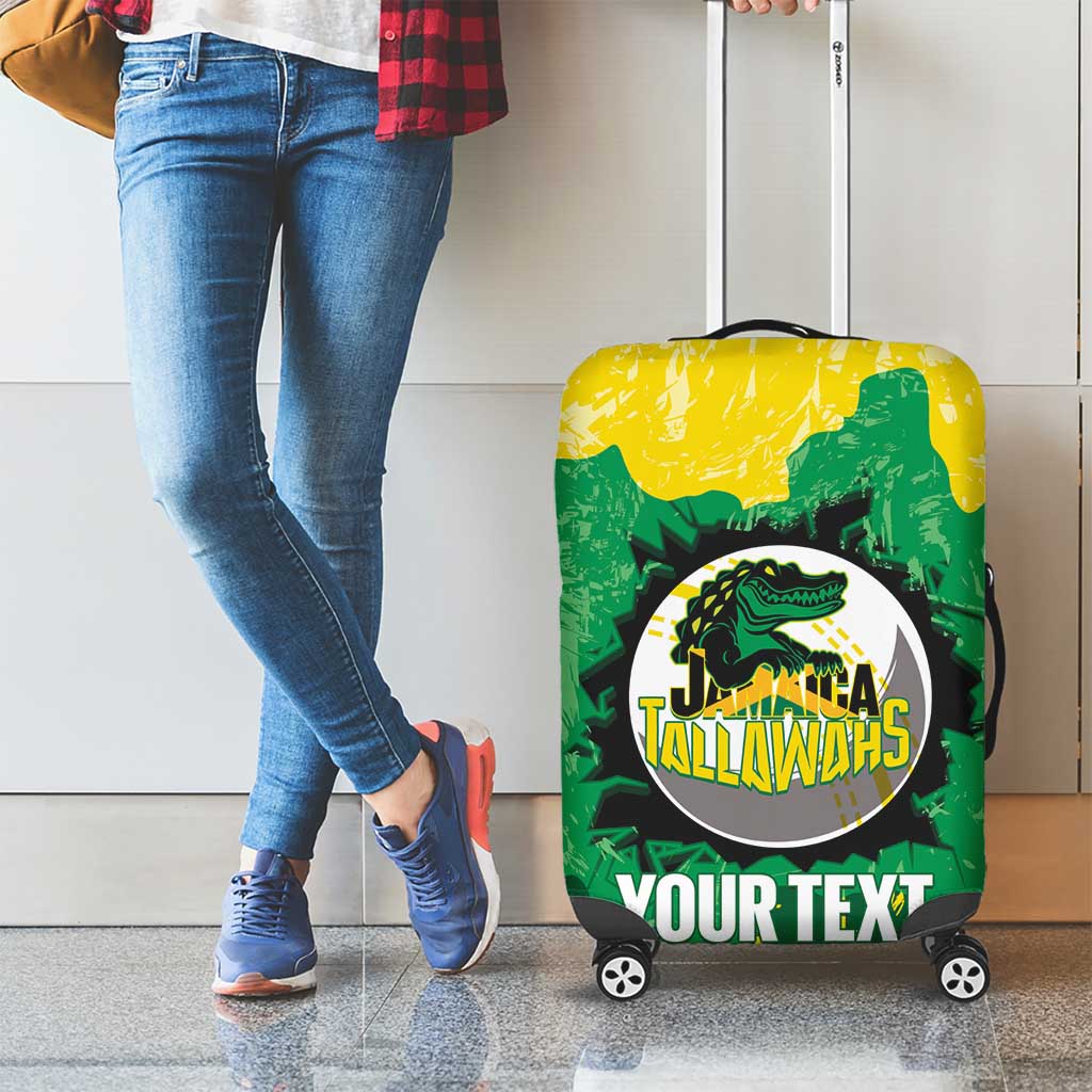 Custom Jamaica Cricket Luggage Cover Go Champions Tallawahs Grunge Style LT14