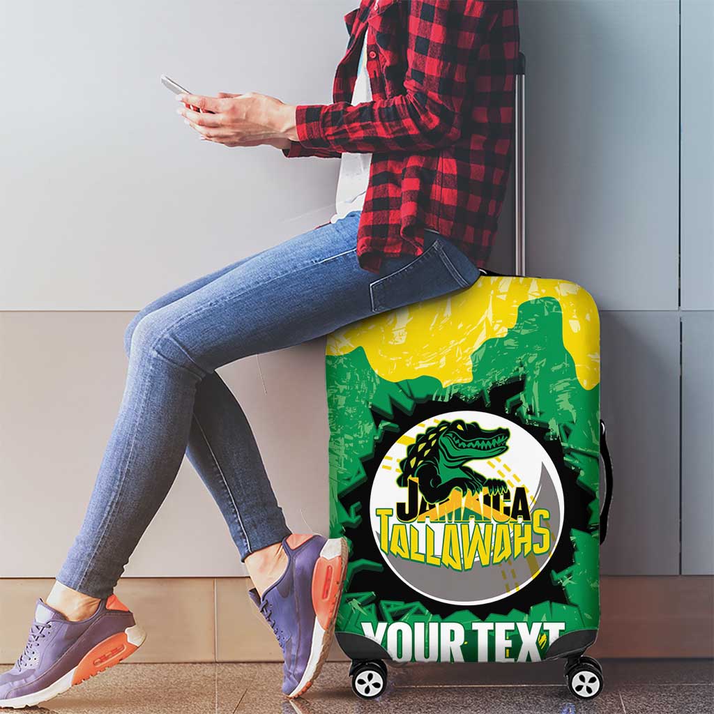 Custom Jamaica Cricket Luggage Cover Go Champions Tallawahs Grunge Style LT14