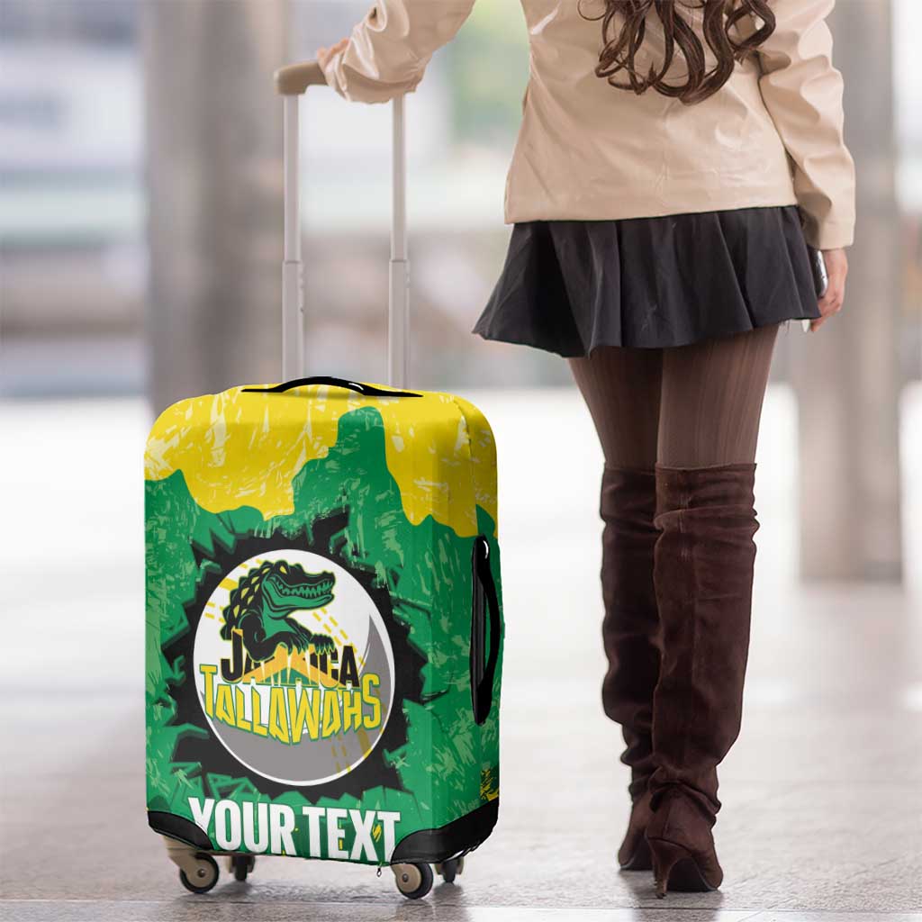 Custom Jamaica Cricket Luggage Cover Go Champions Tallawahs Grunge Style LT14