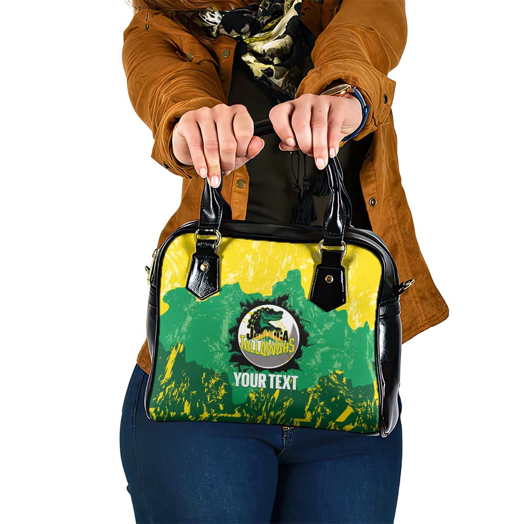 Custom Jamaica Cricket Shoulder Handbag Go Champions Tallawahs Grunge Style LT14