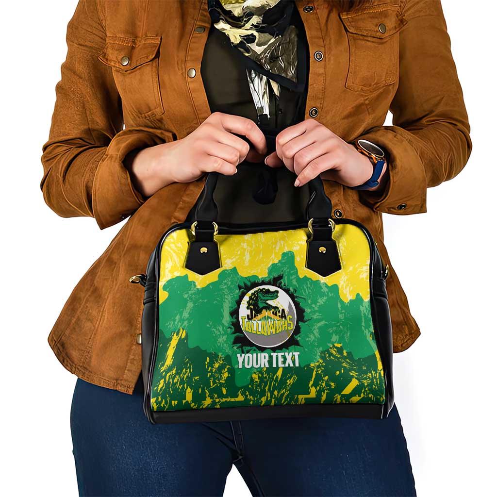 Custom Jamaica Cricket Shoulder Handbag Go Champions Tallawahs Grunge Style LT14