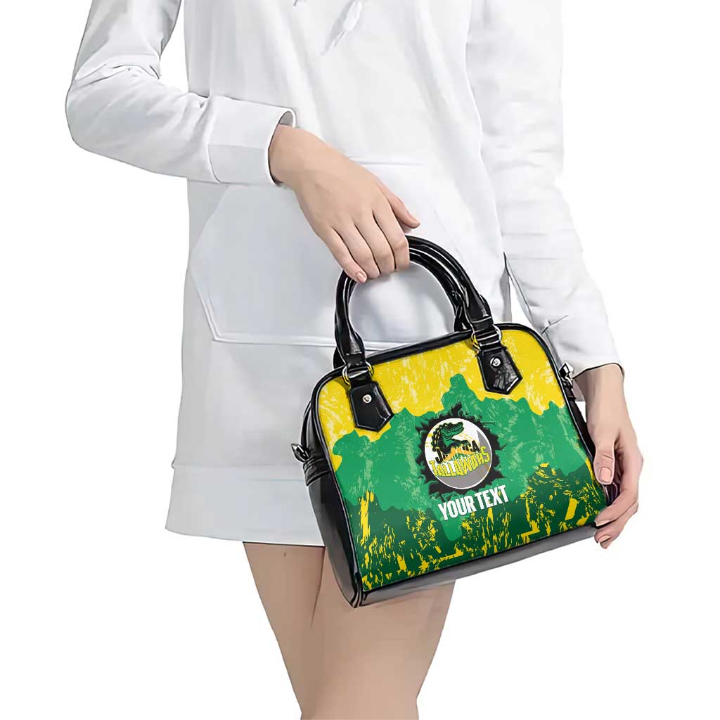 Custom Jamaica Cricket Shoulder Handbag Go Champions Tallawahs Grunge Style LT14
