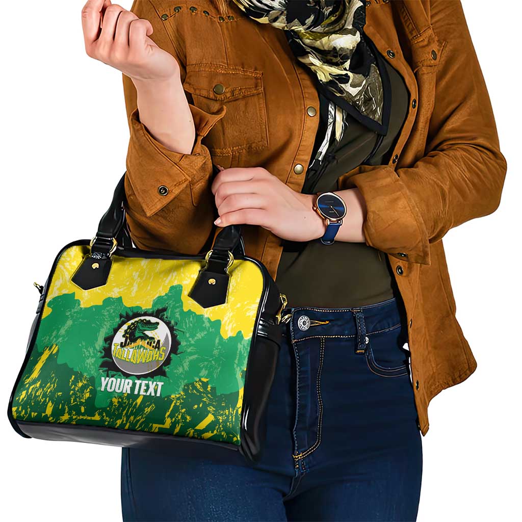 Custom Jamaica Cricket Shoulder Handbag Go Champions Tallawahs Grunge Style LT14