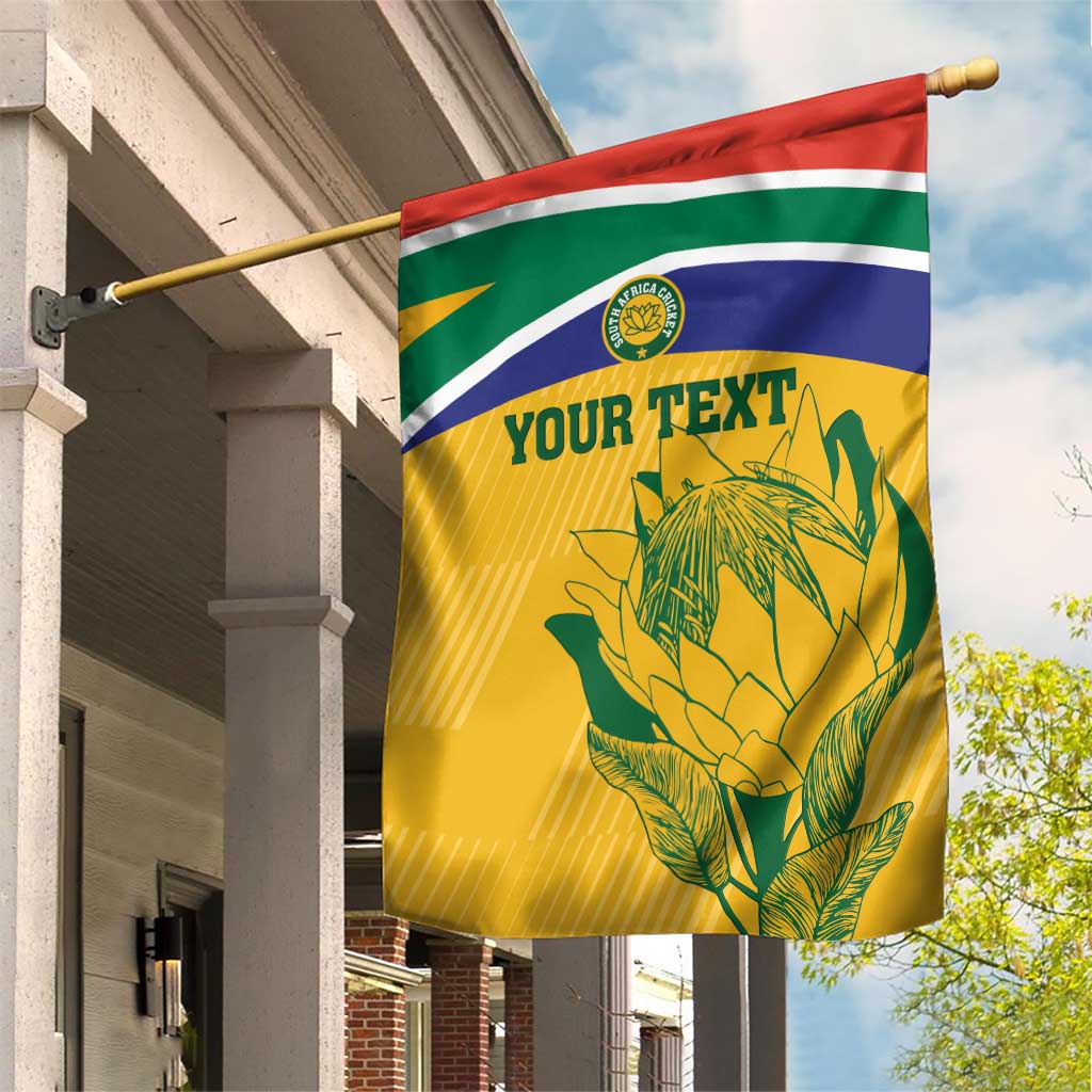 Custom South Africa Cricket Garden Flag Go Champions World Cup Proteas LT14