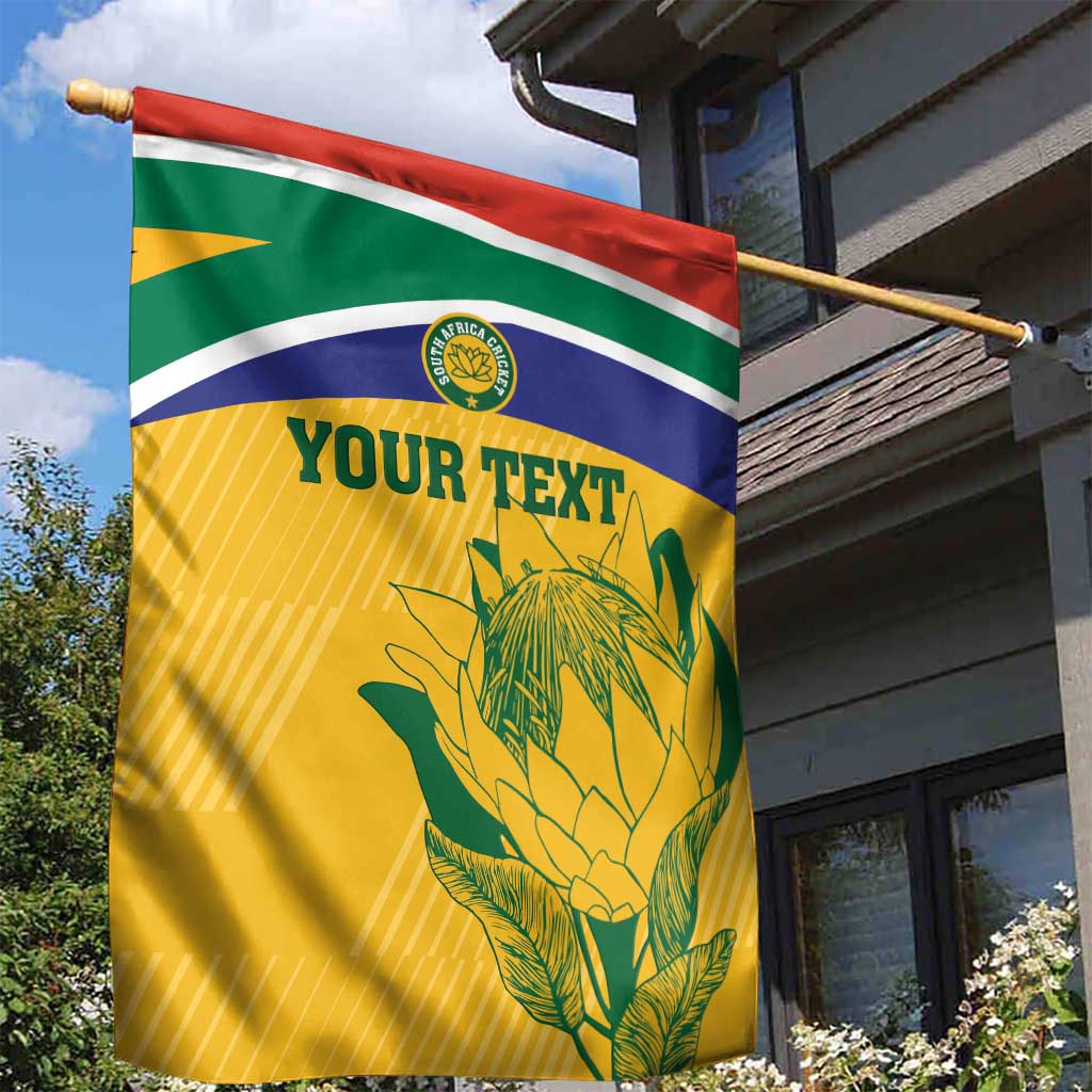 Custom South Africa Cricket Garden Flag Go Champions World Cup Proteas LT14