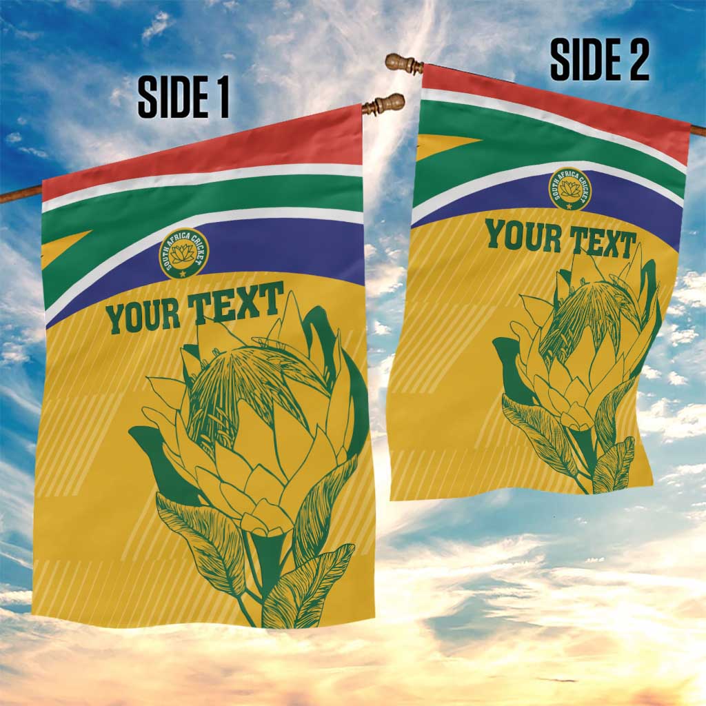 Custom South Africa Cricket Garden Flag Go Champions World Cup Proteas LT14
