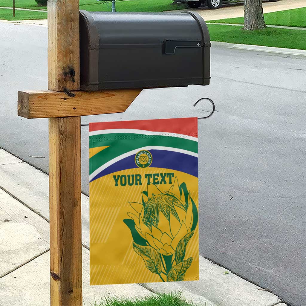 Custom South Africa Cricket Garden Flag Go Champions World Cup Proteas LT14