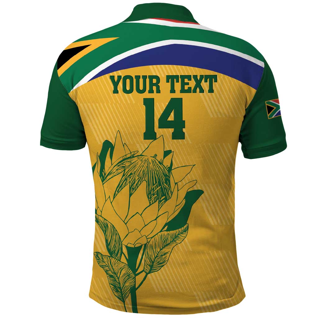 Custom South Africa Cricket Polo Shirt Go Champions World Cup Proteas LT14