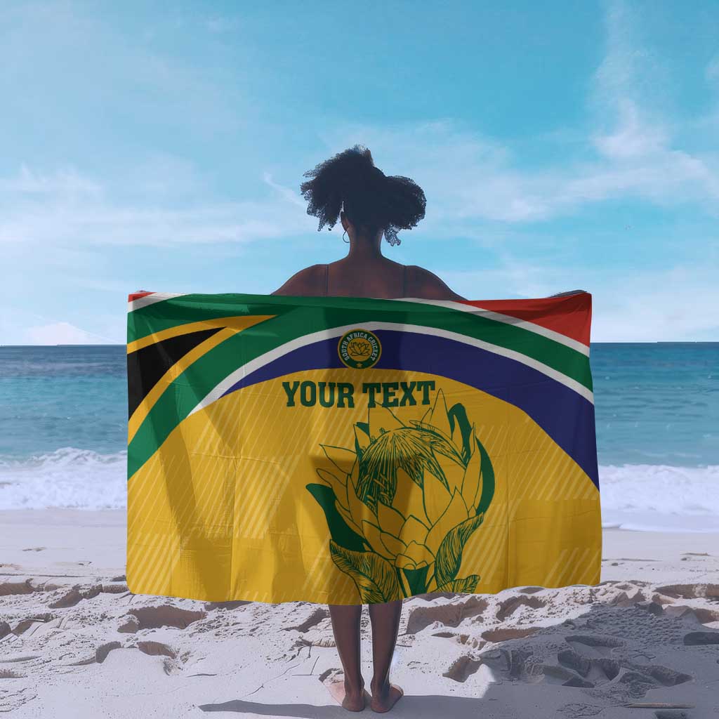 Custom South Africa Cricket Sarong Go Champions World Cup Proteas LT14
