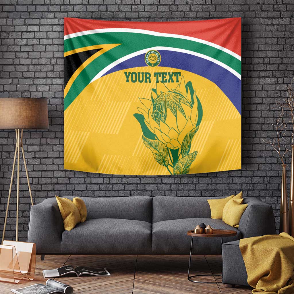 Custom South Africa Cricket Tapestry Go Champions World Cup Proteas LT14