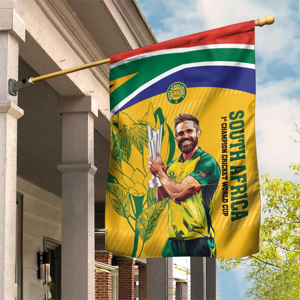 South Africa Cricket Garden Flag 1st Champions World Cup Proud Of Our Boys LT14