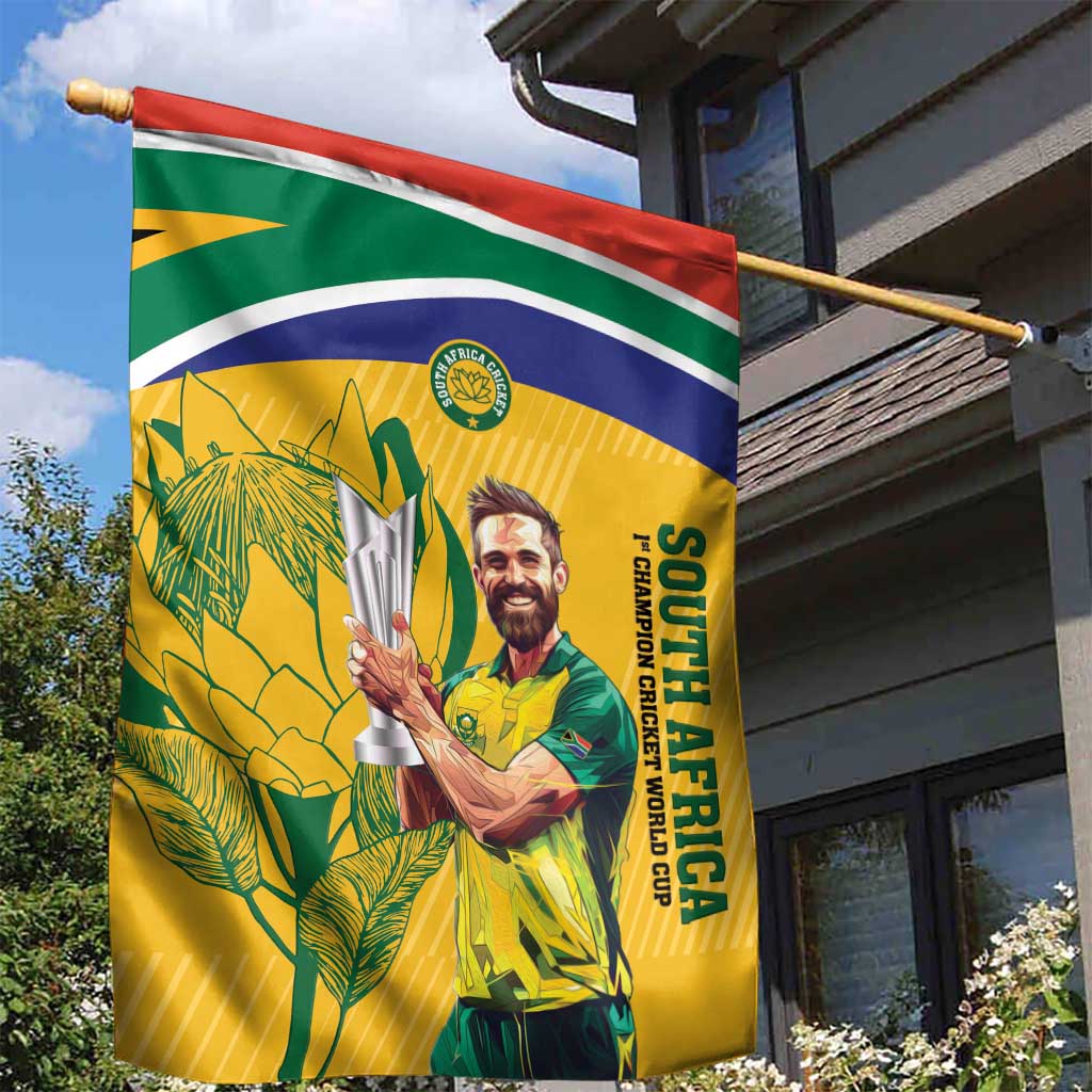 South Africa Cricket Garden Flag 1st Champions World Cup Proud Of Our Boys LT14