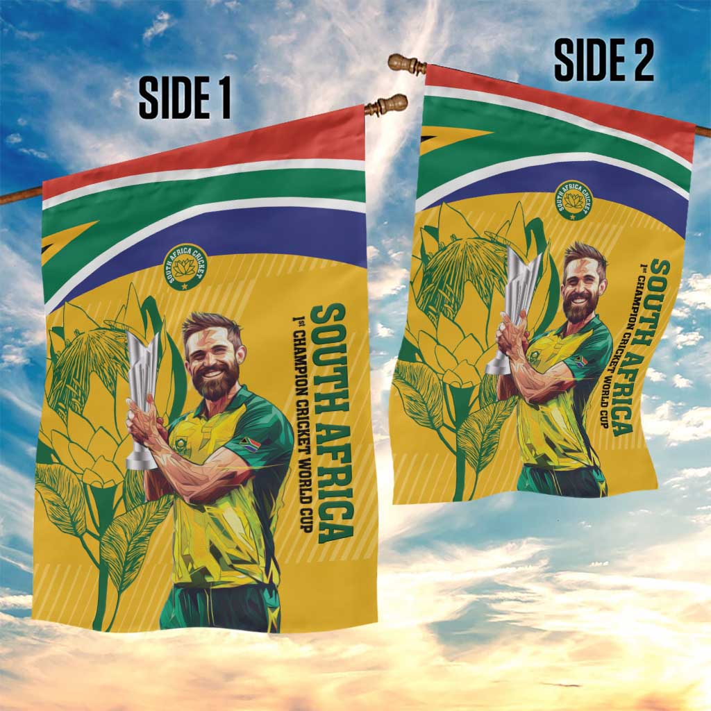 South Africa Cricket Garden Flag 1st Champions World Cup Proud Of Our Boys LT14