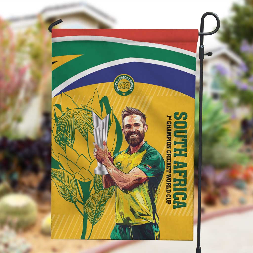 South Africa Cricket Garden Flag 1st Champions World Cup Proud Of Our Boys LT14