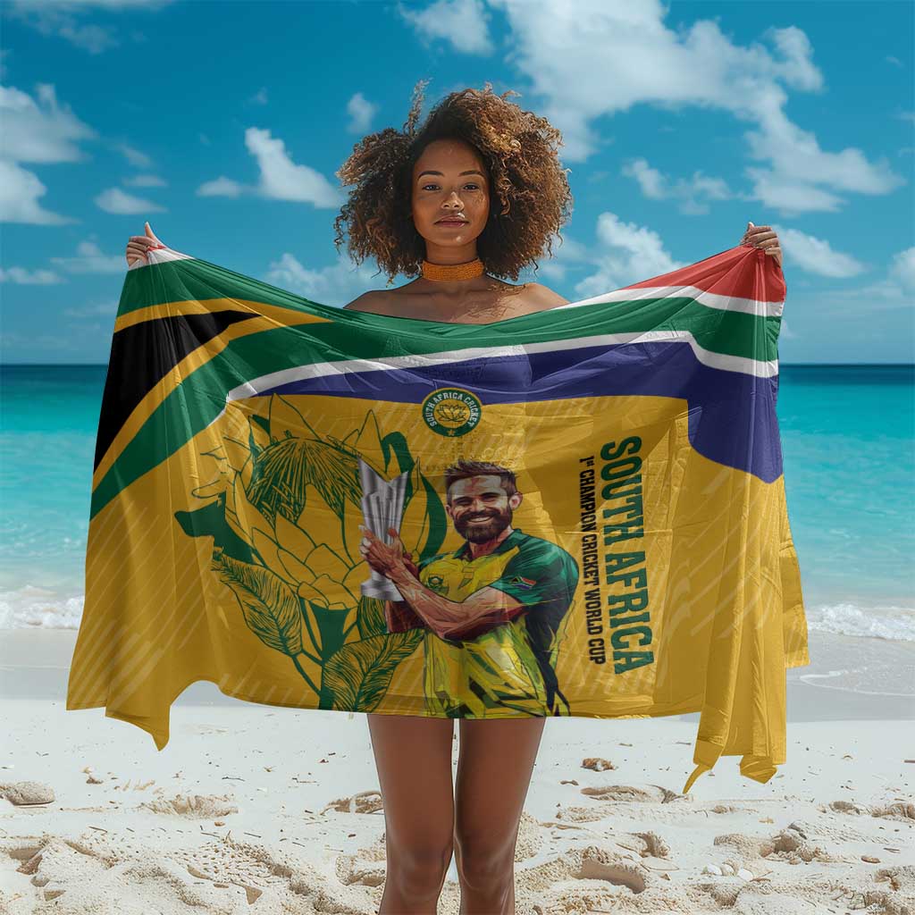 South Africa Cricket Sarong 1st Champions World Cup Proud Of Our Boys LT14