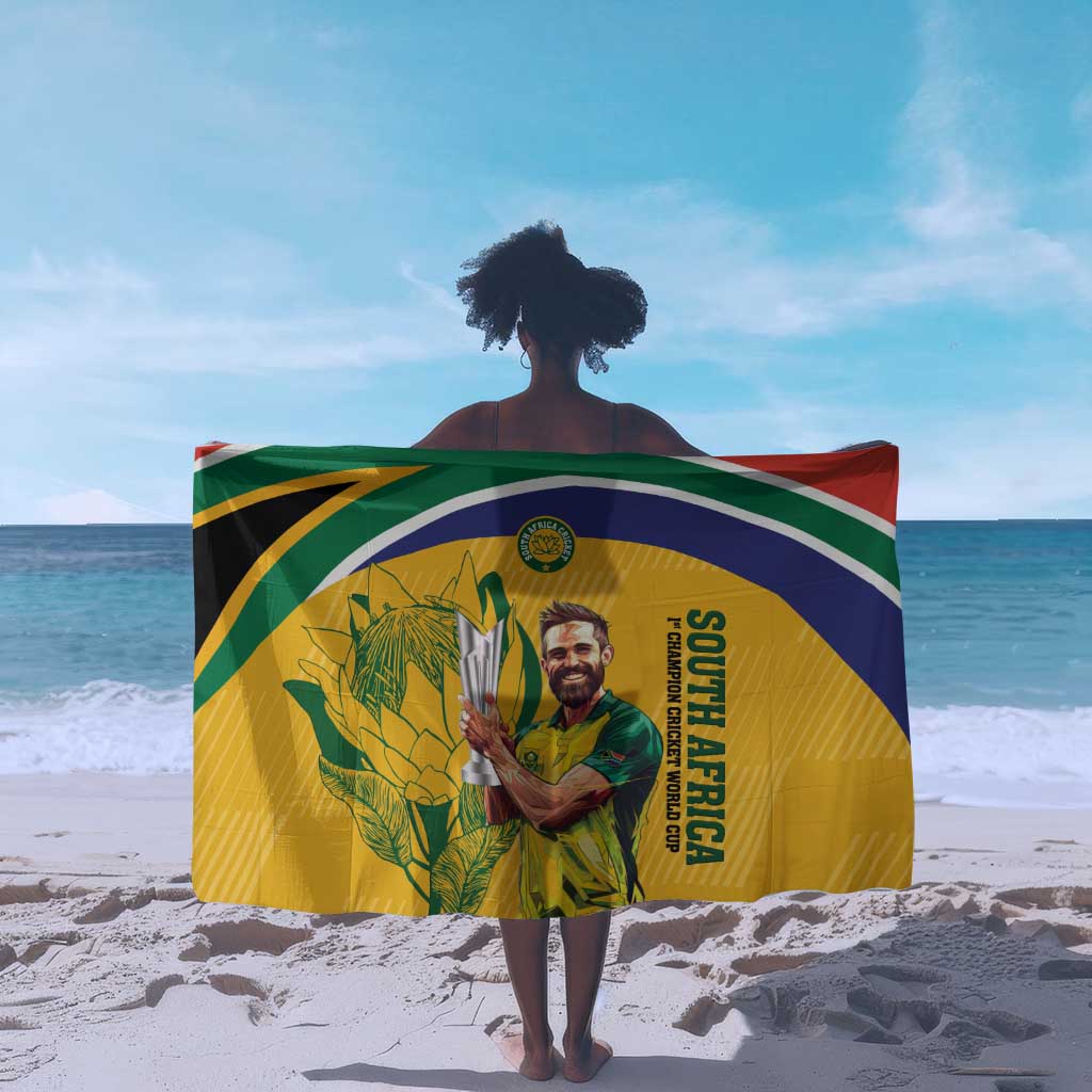 South Africa Cricket Sarong 1st Champions World Cup Proud Of Our Boys LT14