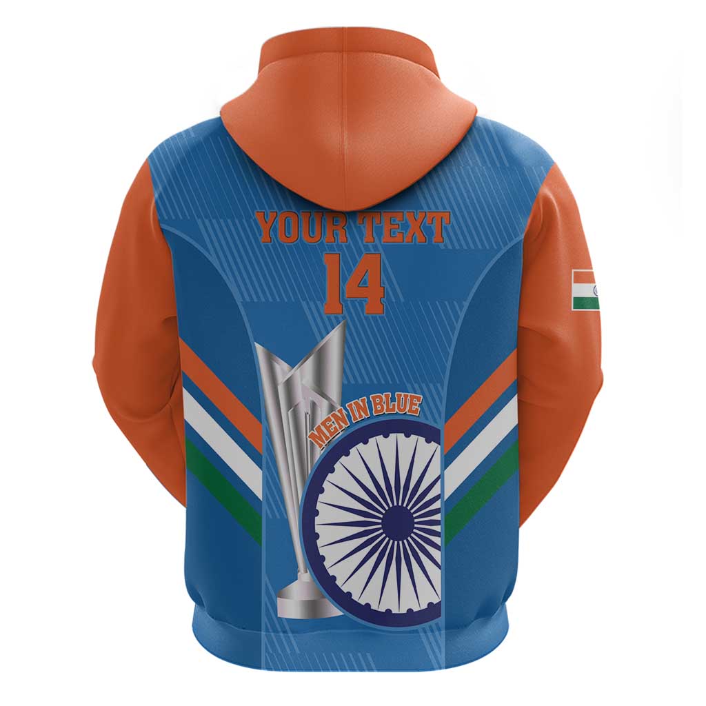 Custom India Cricket Hoodie 2nd Champions World Cup Men In Blue LT14