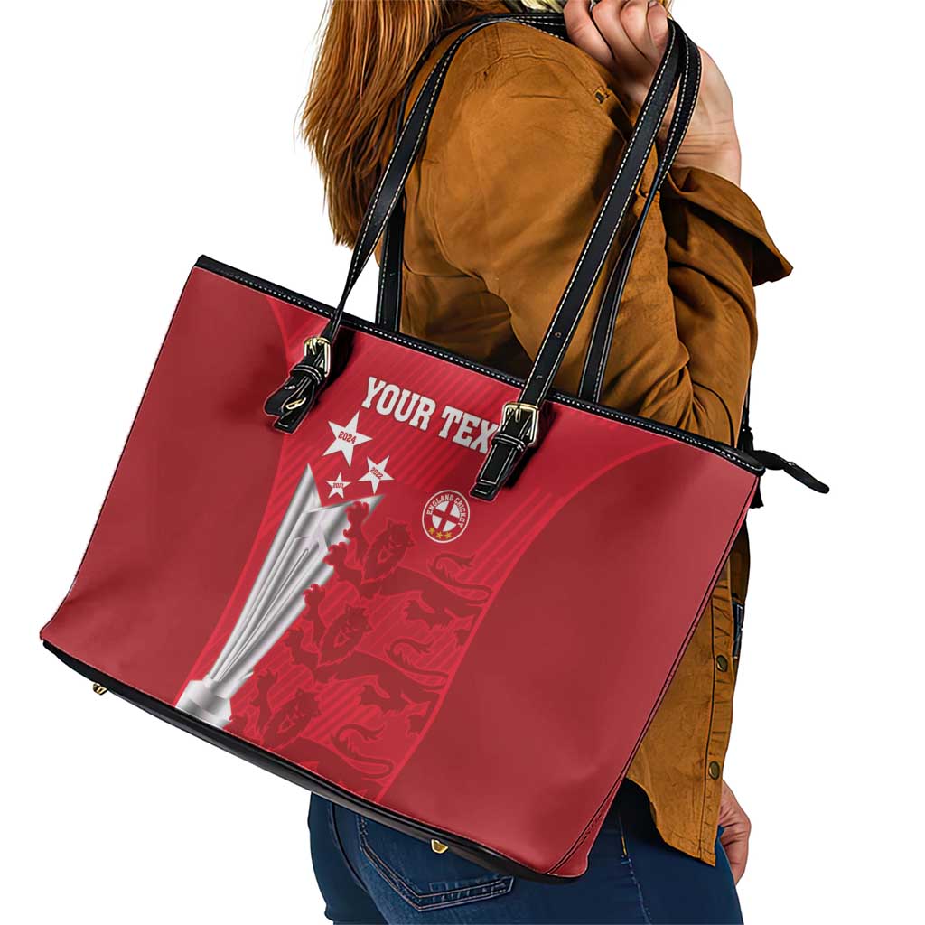 Custom England Cricket Leather Tote Bag 3rd Champions World Cup Proud LT14