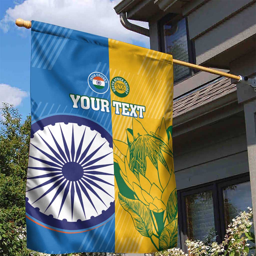Custom India And South Africa Cricket Garden Flag 2024 Together Dynamic Version LT14