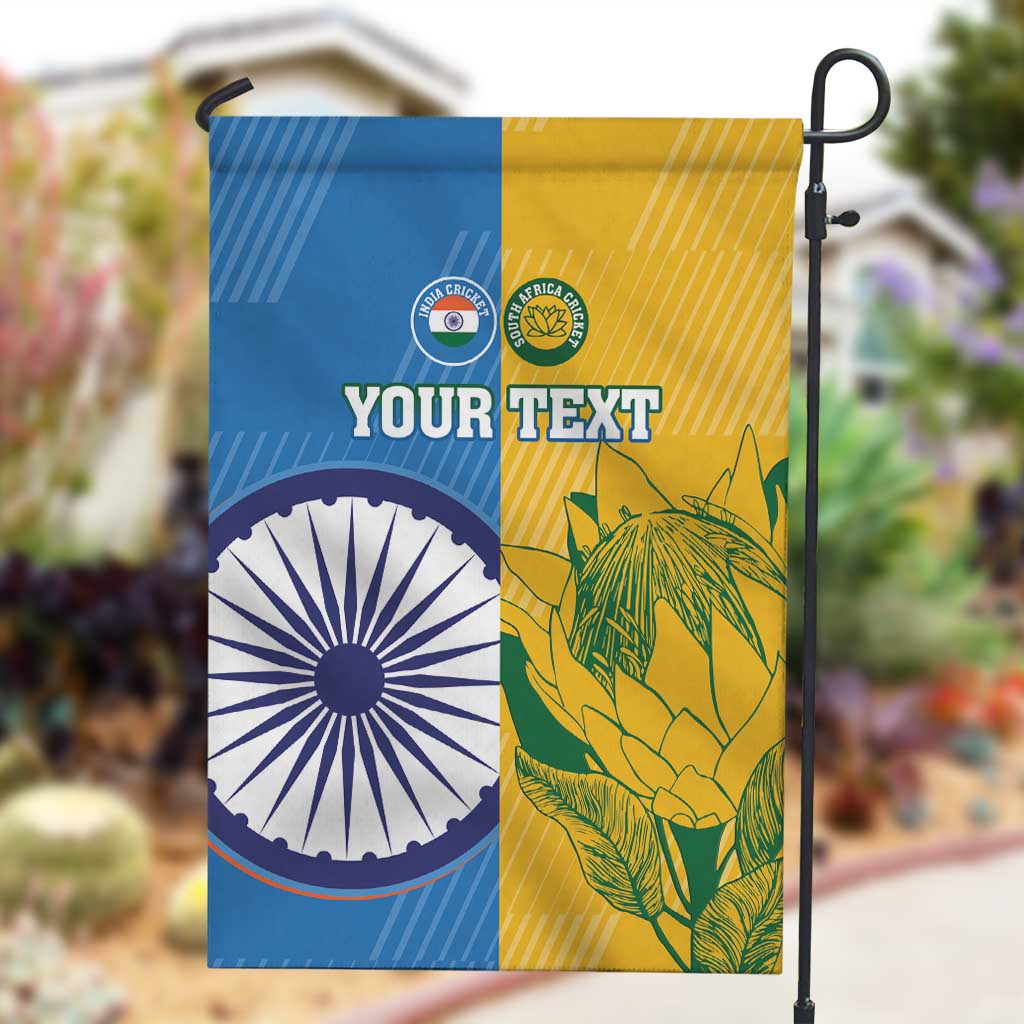 Custom India And South Africa Cricket Garden Flag 2024 Together Dynamic Version LT14